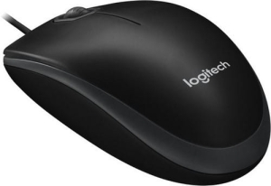 Logitech Mysz B100 czarna przewodowa myszka
