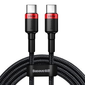 Baseus Kabel Cafule 2x USB-C Power Delivery 2.0 100W  20V 5A 2M CATKLF-AL91