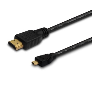 Kabel SAVIO cl-40 HDMI M - Micro HDMI M; 2m; kolor czarny f