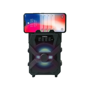 Proda Xunshen przenośny bezprzewodowy głośnik Bluetooth radio FM i budzik + czytnik kart micro SD / USB / AUX czarny (PD-S500 black)