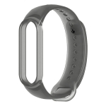 Opaska Xiaomi Mi Band 5 6 Silikonowa Szara ver 2