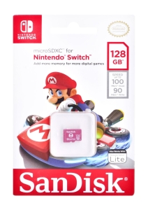 SanDisk NINTENDO SWITCH microSDXC 128GB V30 UHS-I SDSQXAO-128G-GNCZN