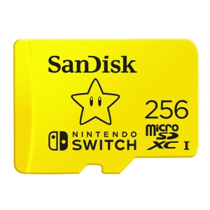 SanDisk karta pamięci 256GB microSDXC Nintendo Switch V30 UHS-I U3 100 / 90 MB/s SDSQXAO-256G-GNCZN