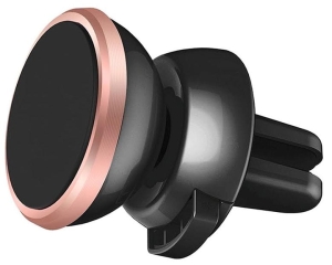 Uchwyt Samochodowy do kratki na telefon magnetyczny M111008 -  Różowy