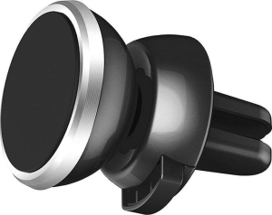 Uchwyt Samochodowy do kratki na telefon magnetyczny M111008 -  Srebrny