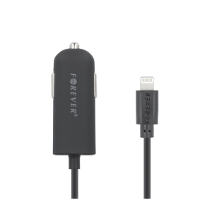 ŁADOWARKA SAMOCHODOWA IPHONE 8-PIN 2.1A M-02 FOREVER