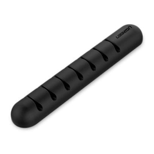 Ugreen samoprzylepny organizer na 7 kabli czarny