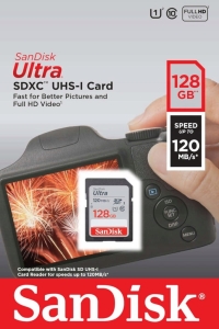 SanDisk Ultra Karta SDXC 128GB 120MB/s