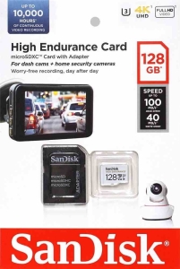 SanDisk Karta microSDXC 128GB HIGH ENDURANCE SDSQQNR-128G-GN6IA