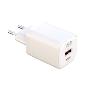 XO ładowarka sieciowa L96 PD 30W QC 3.0 18W 1x USB 1x USB-C biała