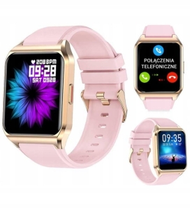 Smartwatch Rubicon RNCE89 Różowy Termometr Call Rozmowy