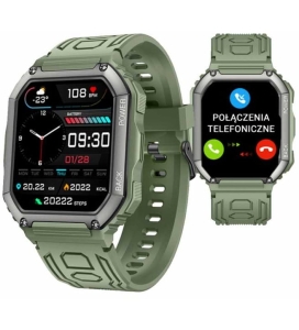 Smartwatch Rubicon RNCE93 Zielony Bluetooth Call Rozmowy Mikrofon