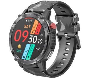 Smartwatch Rubicon RNCF08 czarny Bluetooth Call