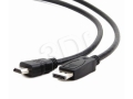 Kabel GEMBIRD CC-DP-HDMI-3M ( DisplayPort M - HDMI M -; 3m; kolor czarny)