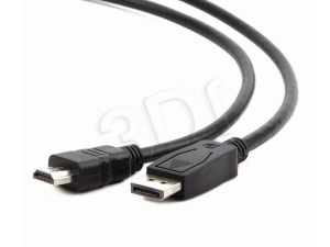 Kabel GEMBIRD CC-DP-HDMI-6 (DisplayPort M - HDMI M; 1,8m; kolor czarny)