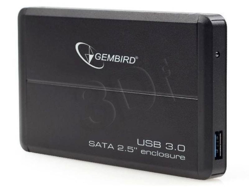 Obudowa GEMBIRD EE2-U3S-2 (2.5"; USB 3.0; Aluminium; kolor czarny)