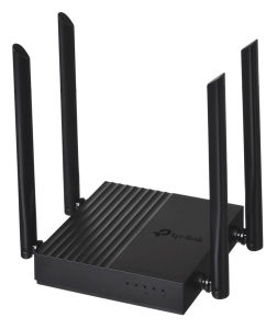 Router TP-LINK Archer C64 Obsługa standardu Wi-Fi 802.11ac Wave2 – 867 Mb/s w paśmie 5 GHz i 400 Mb/s w paśmie 2,4 GHz†.