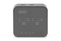 DIGITUS STACJA DOKUJĄCA DO SSD M.2 NVME Z FUNKCJĄ KLONOWANIA OFFLINE, USB-C, CZARNA DA-71545
