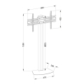 TECHLY STOJAK PODŁOGOWY TV LED/LCD 32-55 CALI 40KG