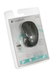 Mysz Logitech M235 910-002201 (optyczna; 800 DPI; kolor szary)