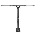 MACLEAN UCHWYT DO TV LUB MONITORA, UNIWERSALNY, MAX VESA 400X400, 23-55", 30KG, CZARNY MC-701N
