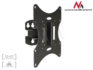 Uchwyt ścienny do telewizora Maclean MC-501B (Obrotowy, ścienne, Uchylny - 42"; max. 30kg)