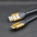 QOLTEC KABEL HDMI V2.1 ULTRA HIGH SPEED 8K | 60HZ | 30AWG | GOLD