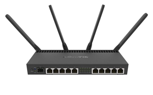 Router WiFi 5 Mikrotik RB4011iGS+5HacQ2HnD-IN 2,4GHz(2x2)/5GHz(4x4) 11p