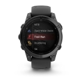 Garmin Fenix E stainless Steel slate grey