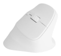 NATEC MYSZ WERTYKALNA CRAKE 2 BEZPRZEWODOWA 2400DPI BT 5.2 +2.4GHZ BIAŁA