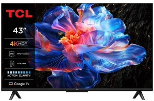 Telewizor TCL 43P69K LED 43'' 4K Ultra HD Google TV Dolby AC4 DVB-T2 Czarny