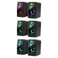 DEFENDER GLOSNIKI PC J4 2.0 6W LED USB CZARNE 65964