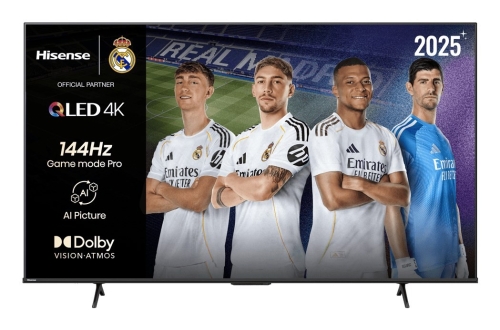 Telewizor 65" Hisense 65E7QPRO QLED 4K 144Hz VIDAA Smart OS Al. Czarny