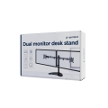 GEMBIRD STOJAK BIURKOWY NA DWA MONITORY (REGULOWANY) 13”-32”, DO 8 KG
