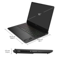 HP OMEN 16-am0007nw Ultra 5 225H 16.0" 2K IPS 144Hz 300nits AG 32GB DDR5 5600 SSD1TB GeForce RTX 5060_8GB Cam1080p 83Wh Win11 Shadow black 2Y