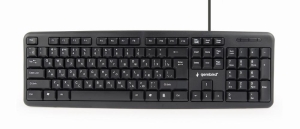KEYBOARD STANDART USB RUS/BLACK KB-U-103-RU GEMBIRD