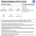 HP ZBook Ultra 14 G1a Ryzen AI Max PRO 390 14.0" 2.8K Touch OLED IPS 400nits BV LBL 32GB LPDDR5x-8533 SSD1TB Radeon 8050S Cam IR 5 MPx 74,5Wh W11Pro 3