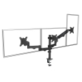 MACLEAN UCHWYT NA 3 MONITORY, SPRĘŻYNA GAZOWA, 17"-27", 2-8KG, CZARNY MC-137