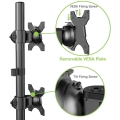 TECHLY PODSTAWA POD 2 MONITORY 13-27" LCD 10KG BIURKOWA PIONOWA