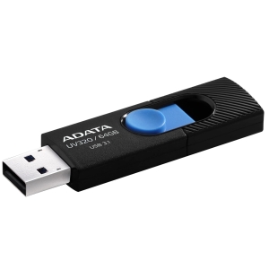 PAMIĘĆ USB USB3.1 64GB BLACK AUV320-64G-RBKBL ADATA