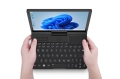 Laptop GPD-Pocket-3K1 i3-1125G4/8" WUXGA (1920x1200) Touchscreen IPS/x360/LAN/16GB/SSD 512GB/BT/BLKB/FPR/x360/Win 11 Graphite
