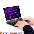 Laptop GPD-Pocket-4 Ryzen 7 8840U/8" WQXGA (2560x1600) Touchscreen 144Hz IPS/x360/LAN/16GB/SSD 1TB/BT/BLKB/FPR/x360/Radeon 780M 3GB/Win 11 Graphite