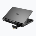 Laptop GPD-Pocket-4 Ryzen 7 8840U/8" WQXGA (2560x1600) Touchscreen 144Hz IPS/x360/LAN/16GB/SSD 1TB/BT/BLKB/FPR/x360/Radeon 780M 3GB/Win 11 Graphite