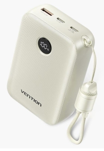 POWER BANK USB 20000MAH 22.5W/BEIGE FKBN0-C VENTION