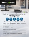 MSI AI EdgeXpert MS-C931 ARM Cortex-X925 10Core + ARM Cortex-A725 10Core 128GB LPDDR5x SSD4TB M.2 NVMe NVIDIA GB10 Grace Blackwell Superchip 1000 AI T