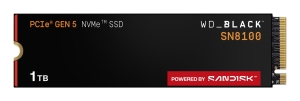 SSD PCIE G5 M.2 1TB/BLACK SN8100 WDS100T1X0M WDC