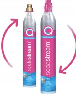 Wymiana naboju SODASTREAM CO2 Blue  & Pink Oryginalny BRITA DAFI Warszawa