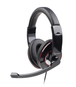 HEADSET STEREO USB BLACK/MHS-U-001 GEMBIRD