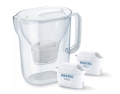 Dzbanek filtrujący Brita Style Essential+2 wkłady MaxtraPro PP (2,4l; biały)