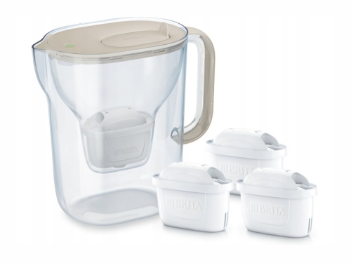 Dzbanek Brita Essential XL+3 wkłady (piaskowy)